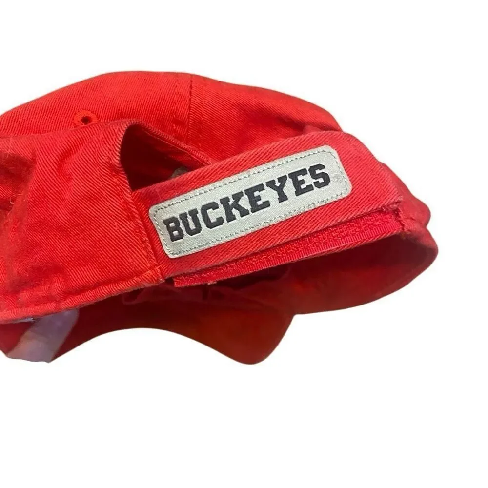 Ohio State buckeyes Nike hat, red gray adjustable